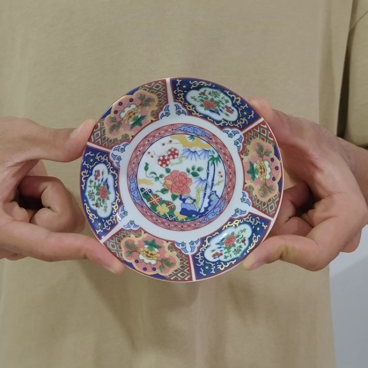 نعلبکی چینی واتسون مدل امیری سرمه ای بسته 6 عددی با ارسال رایگان