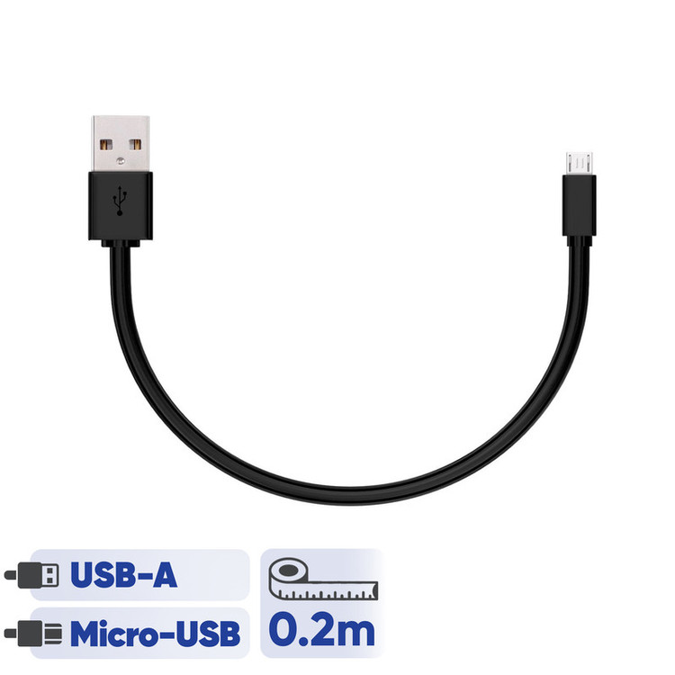 کابل تبدل USB به MicroUSB به طول 0.2 متر
