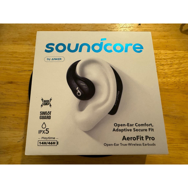 هدفون بلوتوثی انکر مدل AeroFit Pro A3871 بدون قابلیت نویز کنسلینگ، درگاه شارژ USB Type-C، مقاومت در برابر رطوبت و عرق