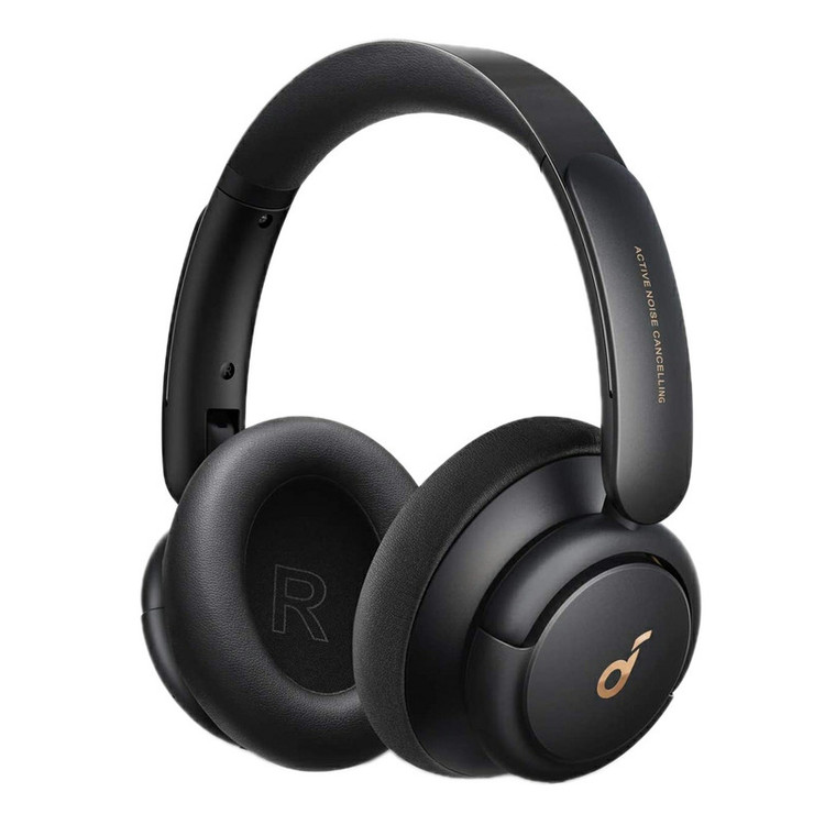 هدفون بلوتوثی انکر مدل SoundCore Life Q30 با نویز کنسلینگ فعال (ANC)، درگاه شارژ USB Type-C، دارای میکروفون دوگانه با حذف نویز، مجهز به فناوری Hi-Res Audio، دارای حالت Transparency برای شنیدن صدای محیط