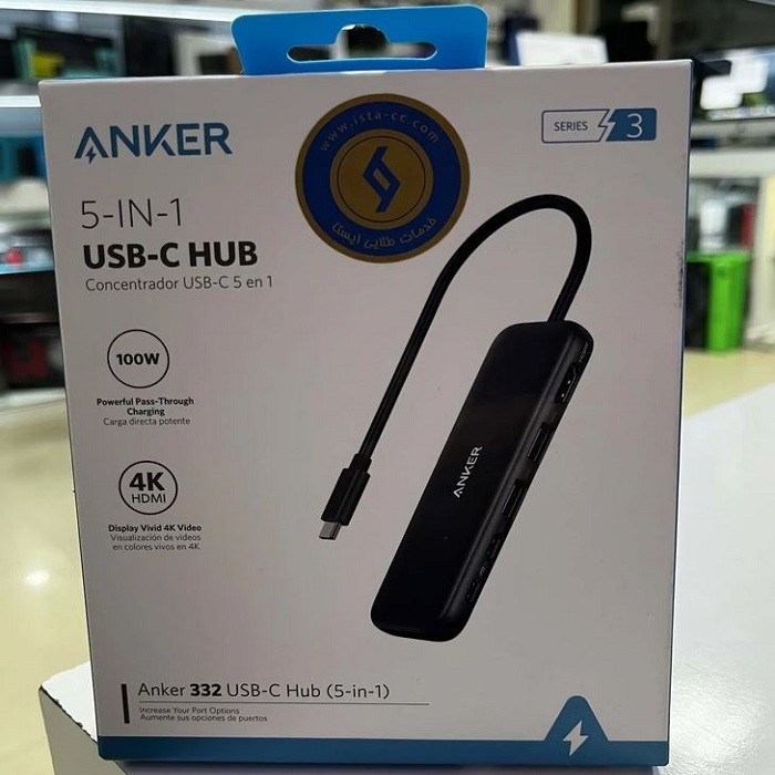 هاب 5 پورت USB-C انکر مدل A8355