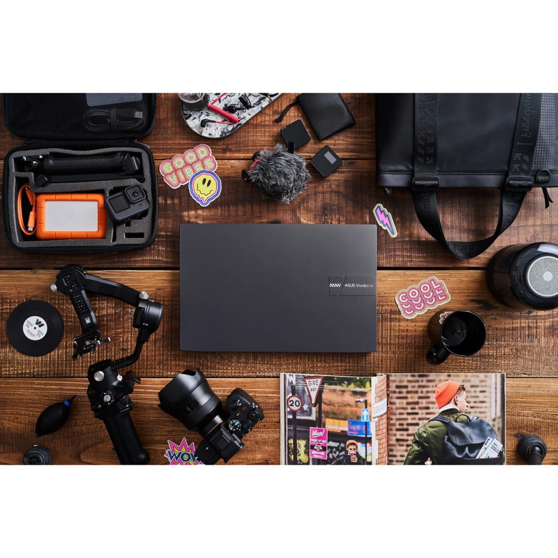 لپ تاپ 16 اینچی ایسوس مدل Vivobook 16X K3605VC-i5 13420H-RTX3050 4GB-24GB DDR4 3200MHz-1TB SSD-IPS 144Hz-Backlit به همراه کیف - کاستوم شده