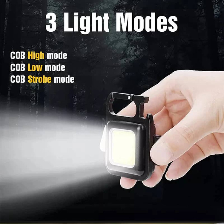 چراغ قوه شارژی KEYCHAIN LIGHT (گیره پلاستیکی)