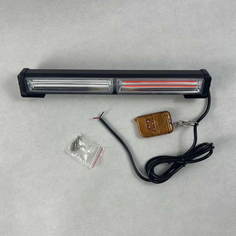 چراغ پلیسی ماشینی X-Sun فدرال ریموت دار 30سانتی 2تایی و 2رنگ قرمز و آبی