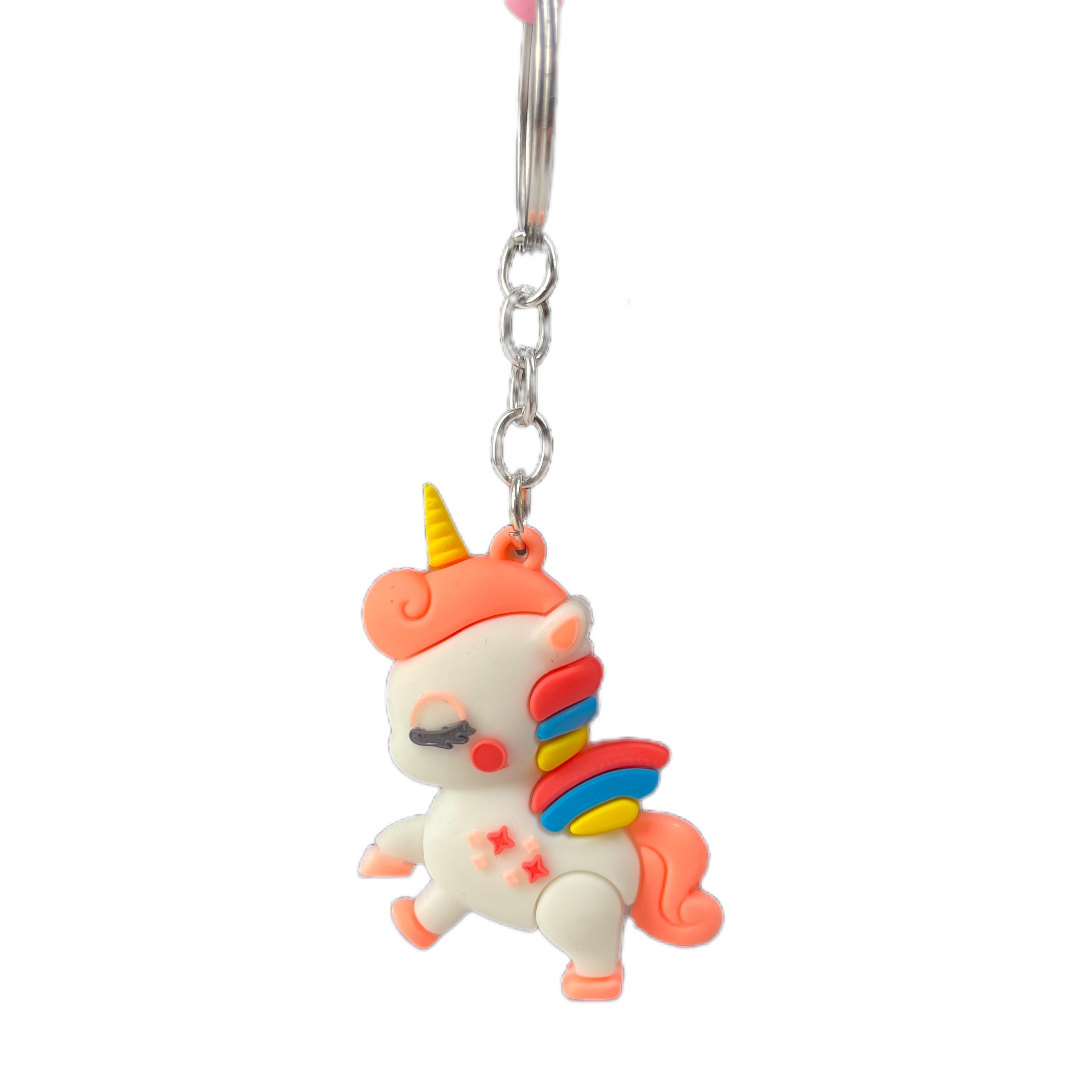 جاسوییچی و جاکلیدی طرح تک شاخ Unicorn صورتی