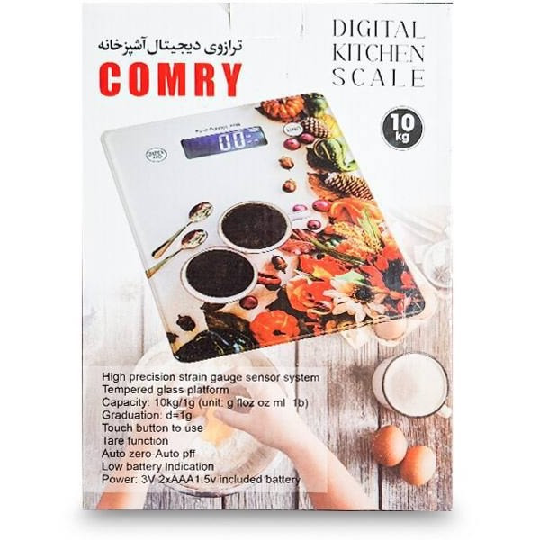 ترازوی دیجیتال آشپزخانه COMRY مدل 10 کیلیوگرم