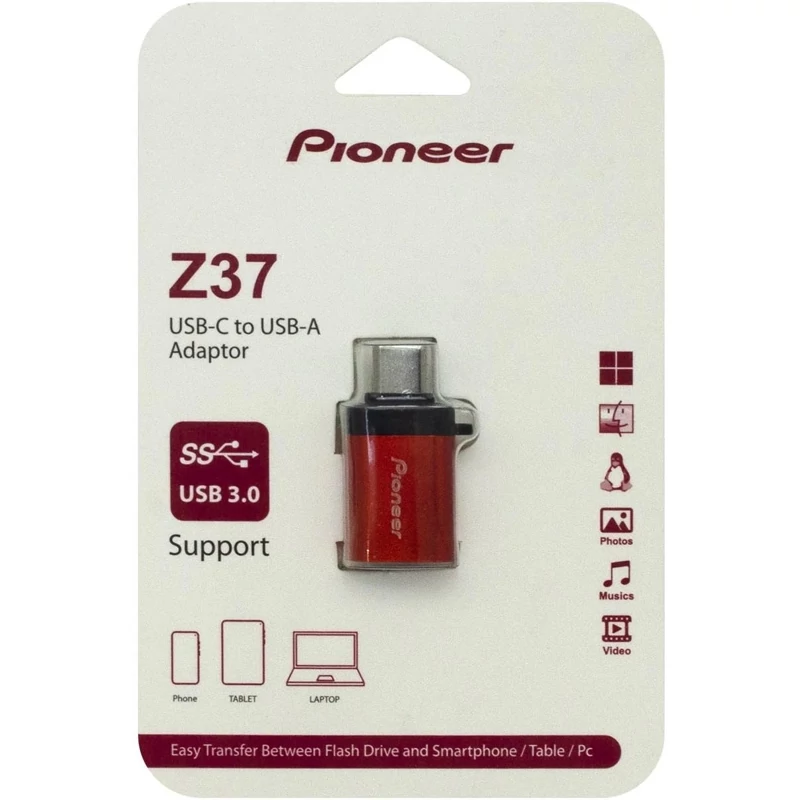 تبدیل OTG یواسبی به تایپسی Pioneer مدل Z37