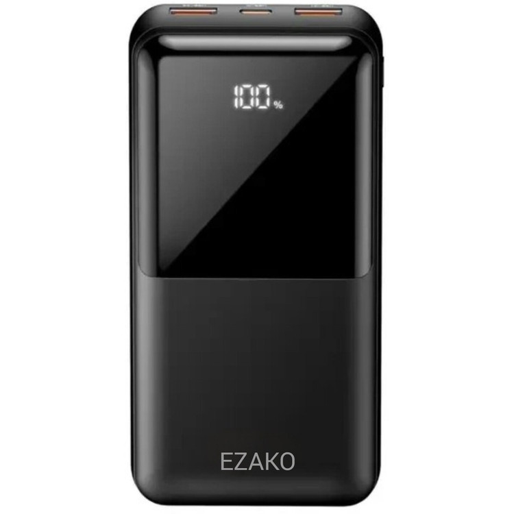 پاوربانک 20000 میلی آمپر ایزاکو EZAKO مدل Z-29 شارژ سریع با نمایشگر دیجیتال
