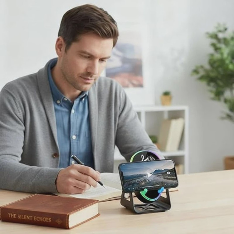اسپیکر شارژی بلوتوثی و وایرلس استندی SENSOR SPEAAKER STAND