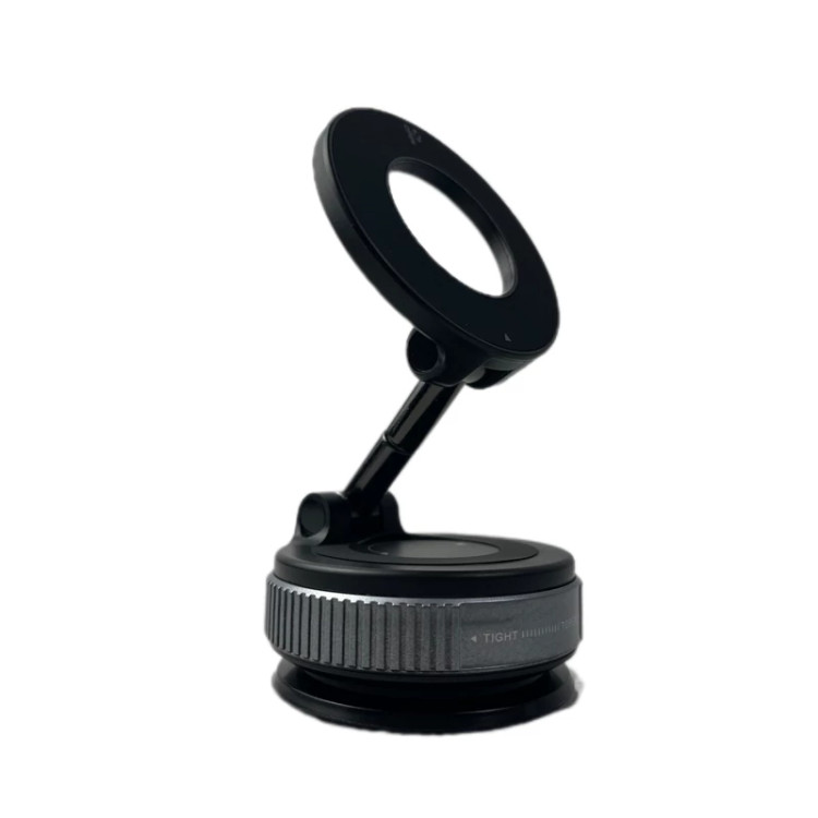 هولدر و پایه نگهدارنده موبایل مدل X68 گرد مگنتی و چرخش 360درجه و چسبی قابل تنظیم مشکی