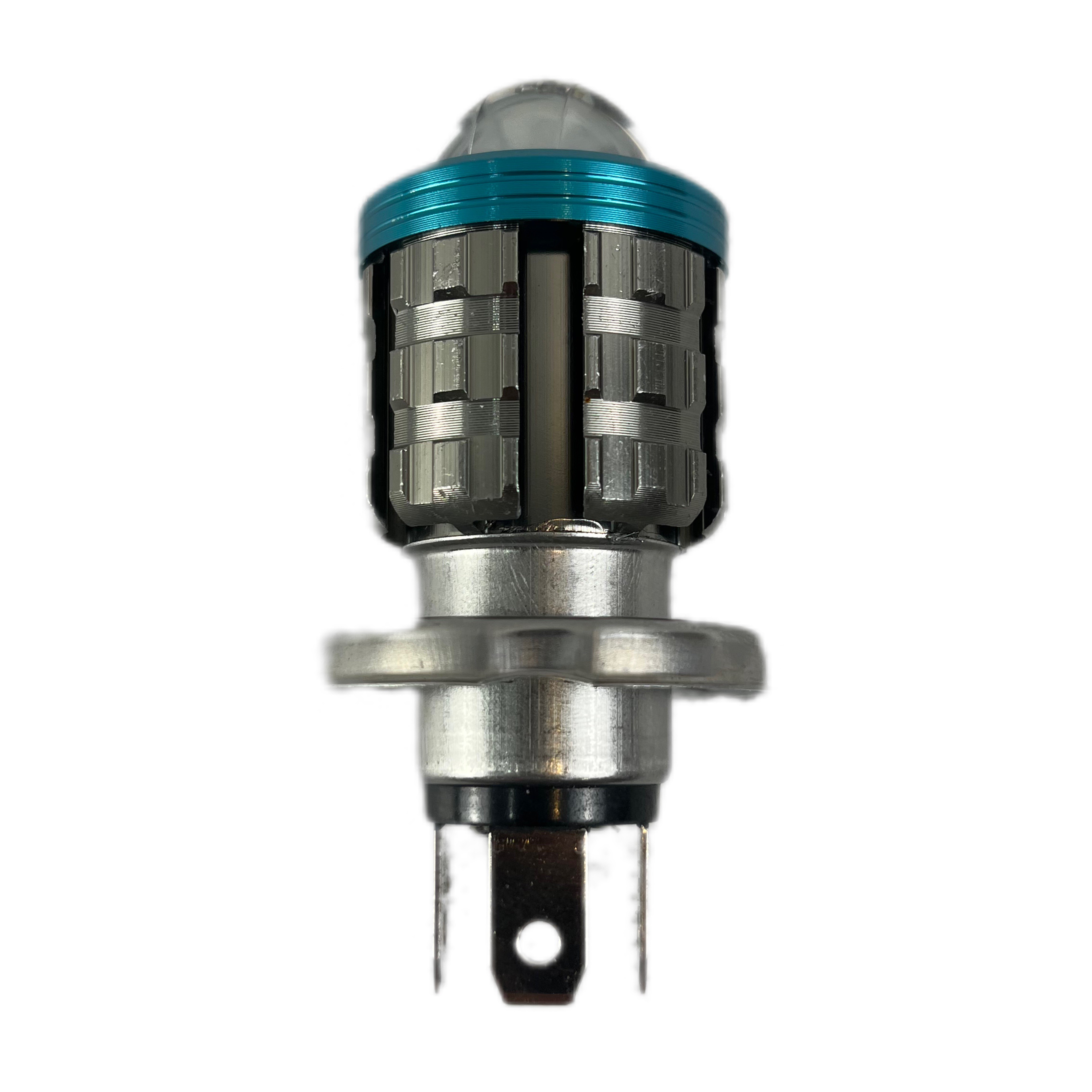 هدلایت موتورسیکلت X-SUN پایه H4 (3خار) عدسی دار نور سفید و زرد (تک عددی)