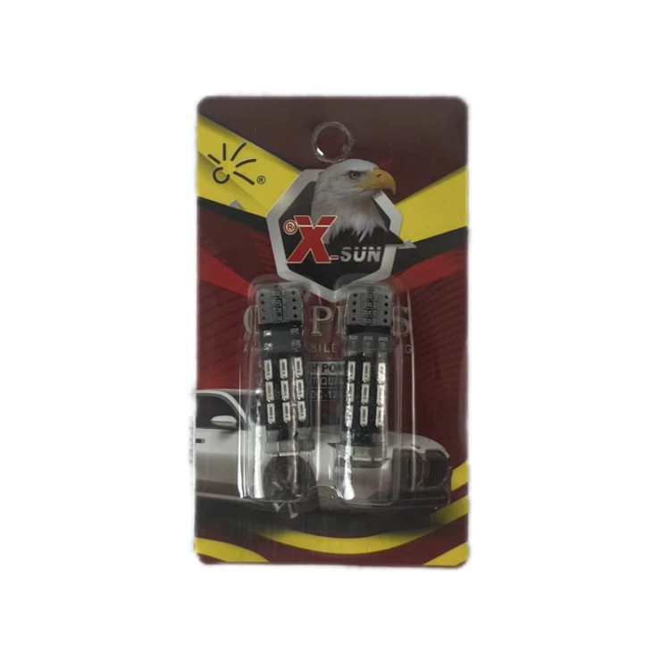 لامپ 24تایی SMD خازندار برند X-SUN مخصوص خودرو (بسته 2عددی)