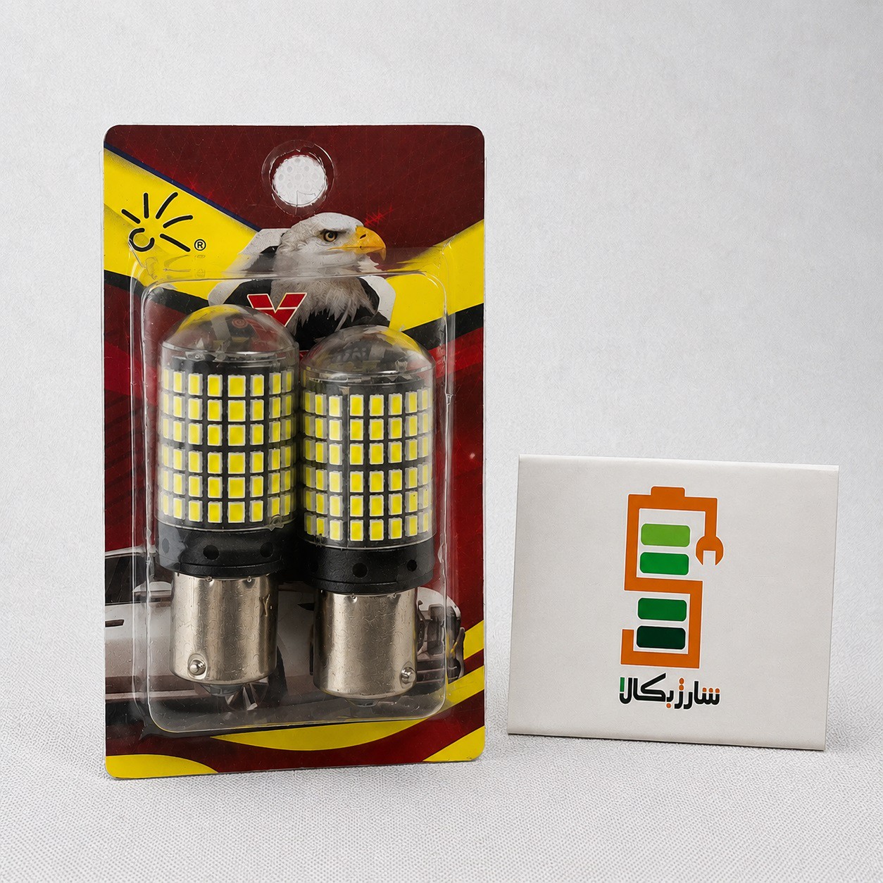 لامپ 144تایی SMD فندوقی تک کنتاکت مخصوص دنده عقب، مه شکن و راهنما خودرو (بسته 2عددی)