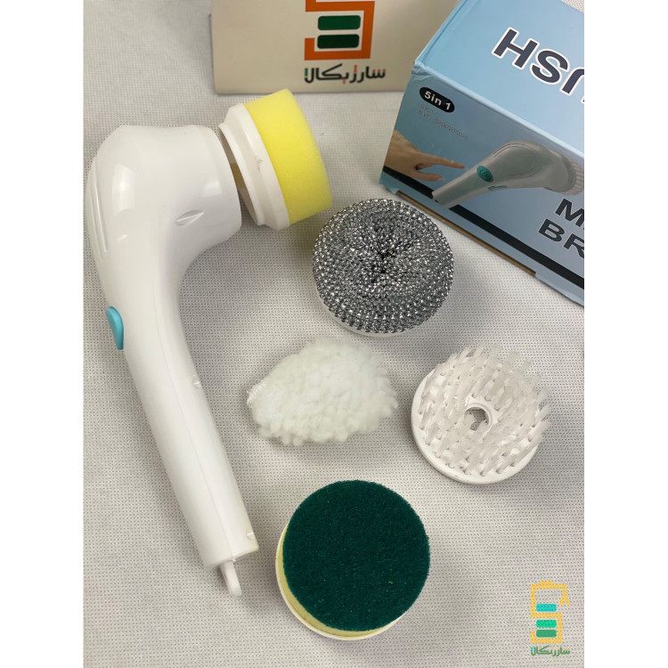 فرچه شارژی مسافرتی Magic Brush مدل 5کاره 5سر سفید