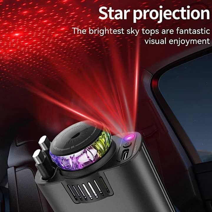 شارژر فندکی 5 کاره خودرو STARLIGHT CAR CHARGER مدل D1