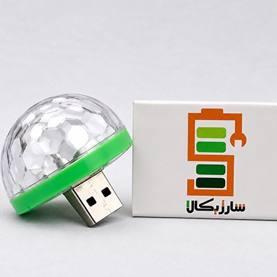 رقص نور 4وات مجیک بال به همراه تبدیل OTG