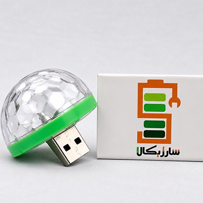 رقص نور 4وات مجیک بال به همراه تبدیل OTG