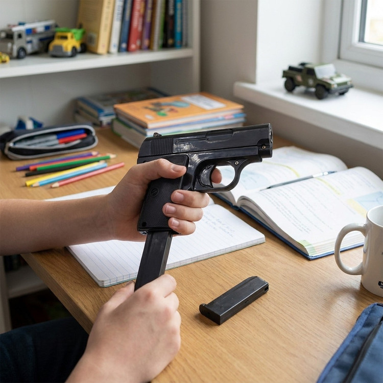 تفنگ بازی ناب سل مدل کلت metal airsoftgun c1