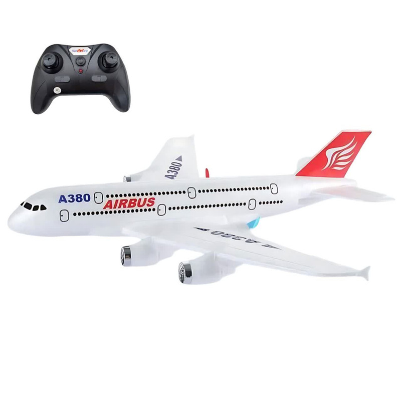 هواپیما بازی کنترلی ناب سل مدل مسافربری شارژی ایرباس کد AIRCRAFT AIRBUS A380  با قابلیت پرواز