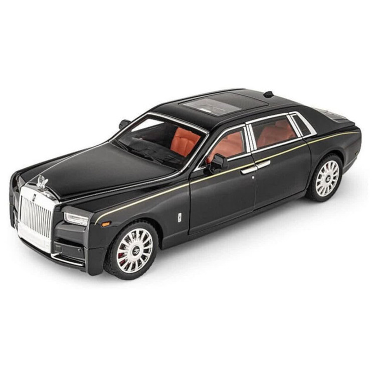 ماکت ماشین بازی ناب سل مدل رولزرویس سقف کهکشانی فلزی موزیکال کد Rolls-Royce scale 1:18