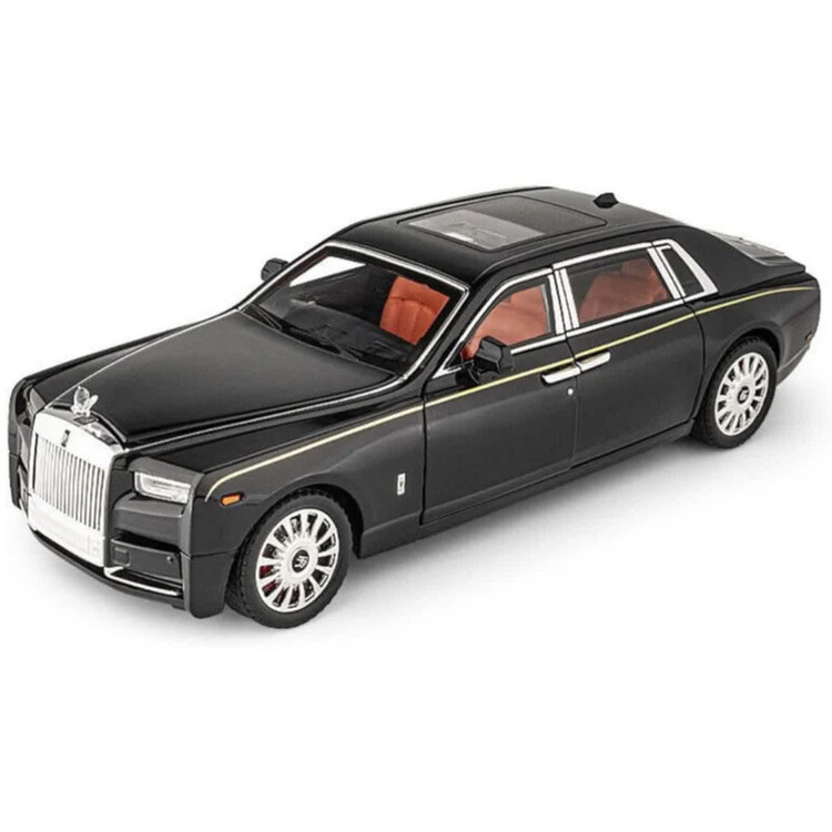 ماکت ماشین بازی ناب سل مدل رولزرویس سقف کهکشانی فلزی موزیکال کد Rolls-Royce scale 1:18