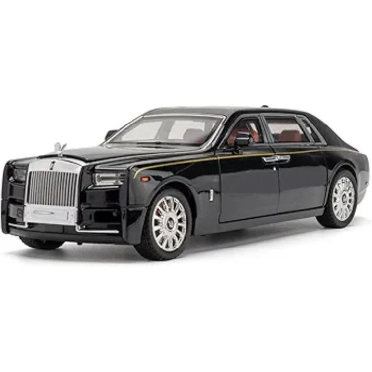 ماکت ماشین بازی ناب سل مدل رولزرویس سقف کهکشانی فلزی موزیکال کد Rolls-Royce scale 1:18