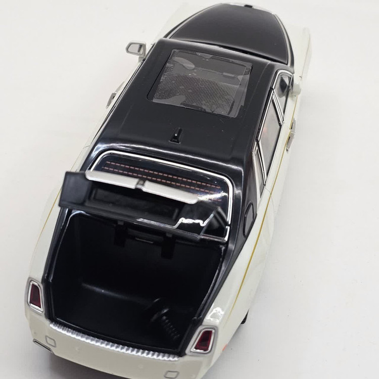 ماکت ماشین بازی ناب سل مدل رولزرویس سقف کهکشانی فلزی موزیکال کد Rolls-Royce scale 1:18