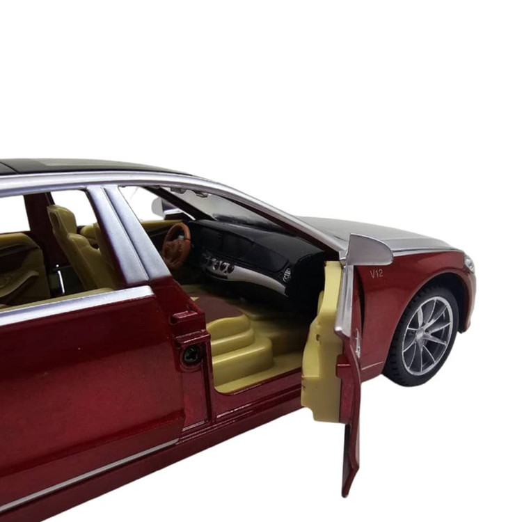 ماشین بازی کنترلی ناب سل مدل بنز میباخ دودزا شارژی فلزی چراغدار موزیکال MERCEDES BENZ MAYBACH