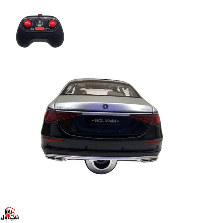 ماشین بازی کنترلی ناب سل مدل بنز میباخ دودزا شارژی فلزی چراغدار موزیکال MERCEDES BENZ MAYBACH