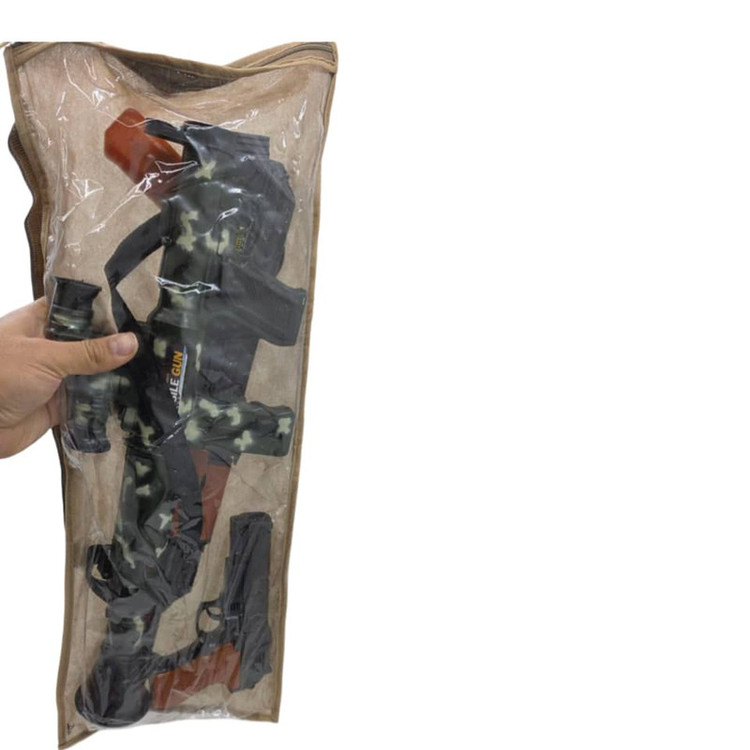 ست تفنگ بازی ناب سل مدل کماندو آر پی جی کلاشینکف کلت RPG AK-47 COLT