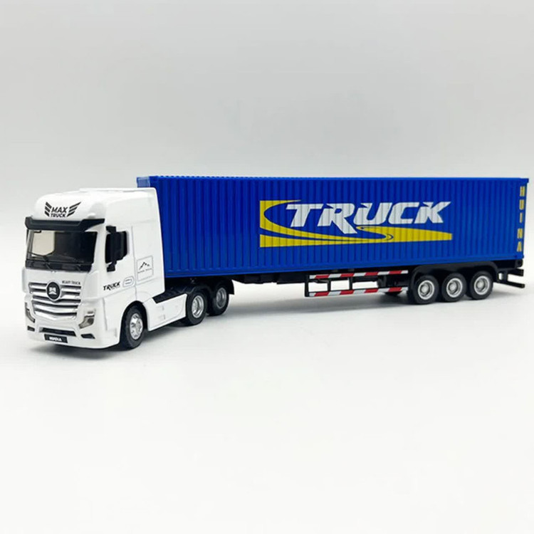 ماکت ماشین ناب سل مدل تریلی کانتینر دار فلزی هوینا کد CONTAINER TRUCK 1732 SCALE 1:50