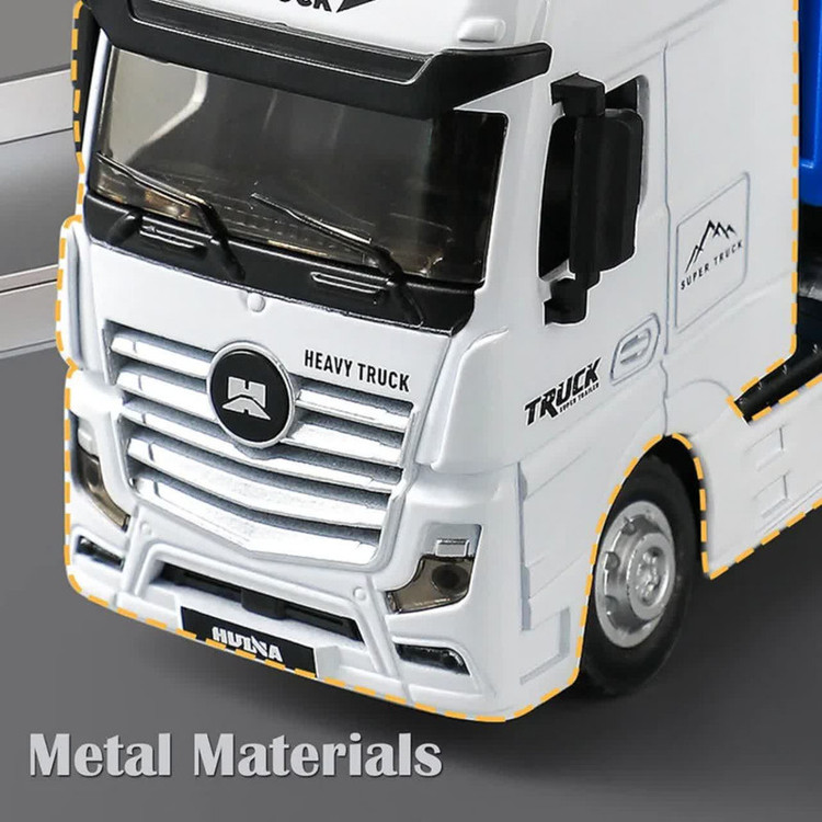 ماکت ماشین ناب سل مدل تریلی کانتینر دار فلزی هوینا کد CONTAINER TRUCK 1732 SCALE 1:50