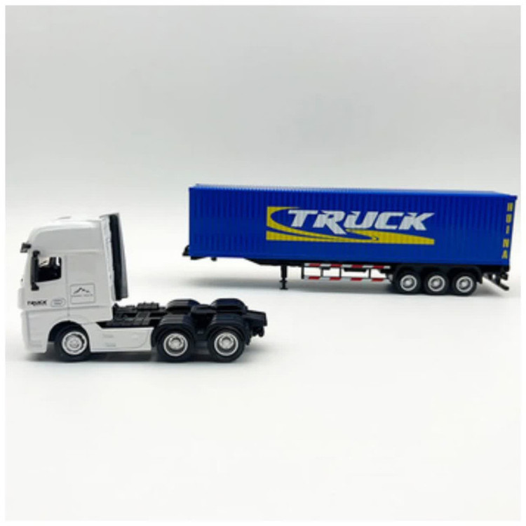 ماکت ماشین ناب سل مدل تریلی کانتینر دار فلزی هوینا کد CONTAINER TRUCK 1732 SCALE 1:50