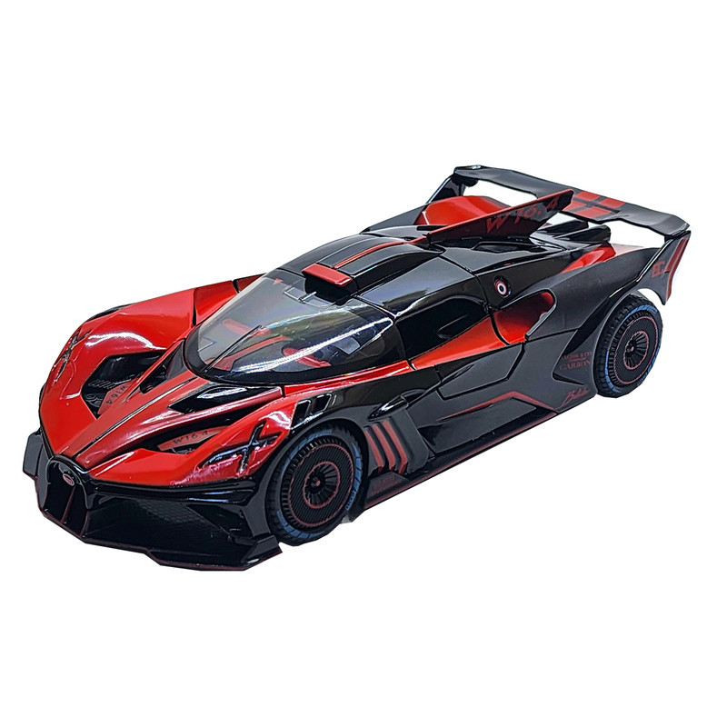 ماکت ماشین ناب سل مدل بوگاتی بولاید شارژی دودزا فلزی چراغدار موزیکال کد Bugatti Bolide Rechargeable Smoke Generator Metal Musical Light