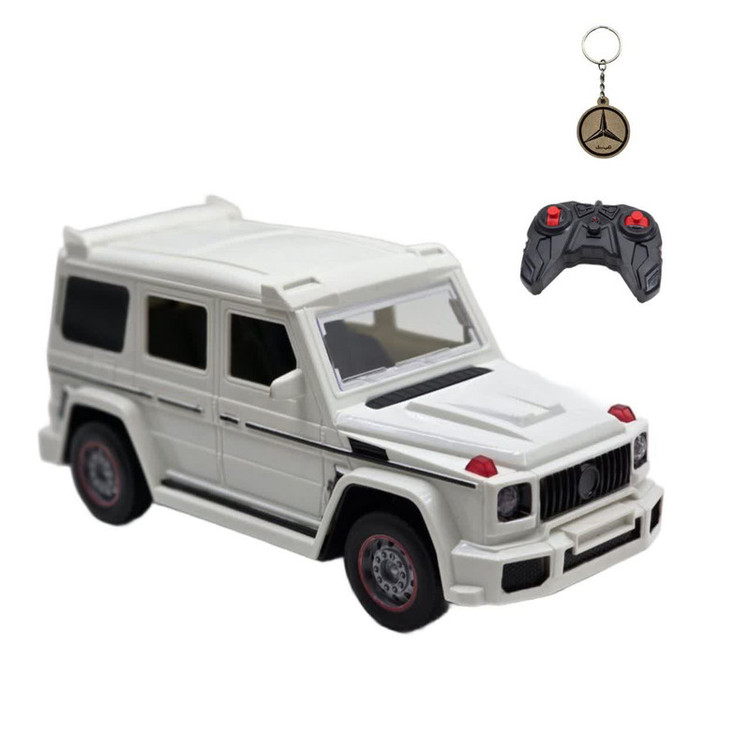ماشین بازی کنترلی ناب سل مدل بنز جی کلاس دودزا شارژی چراغدار به همراه جاسوییچی Mercedes-Benz G-Class