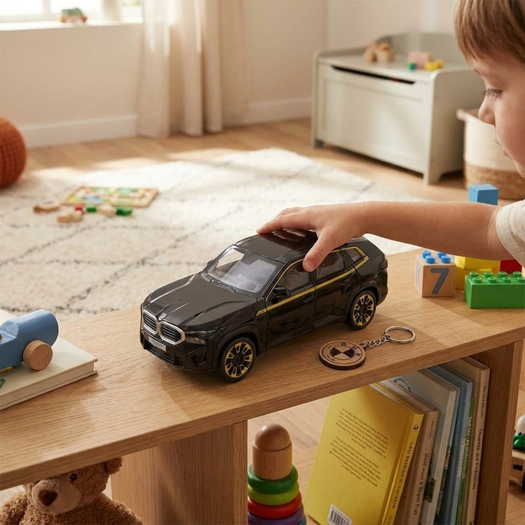 ماکت ماشین ناب سل مدل ب ام و دودزا فلزی شاسی بلند ایکس ام BMW XM به همراه جاسوییچی
