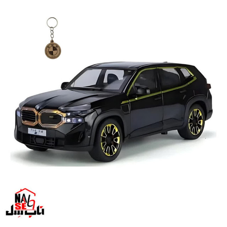 ماکت ماشین ناب سل مدل ب ام و دودزا فلزی شاسی بلند ایکس ام BMW XM به همراه جاسوییچی