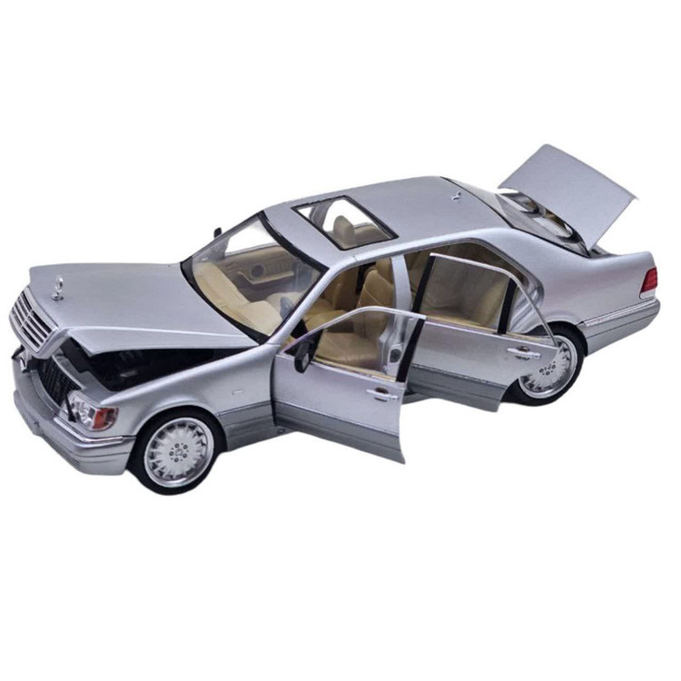 ماکت ماشین ناب سل مدل بنز سوپر سالن فلزی چراغدار موزیکال کد Mercedes-Benz s320 metal lighted musical metal car