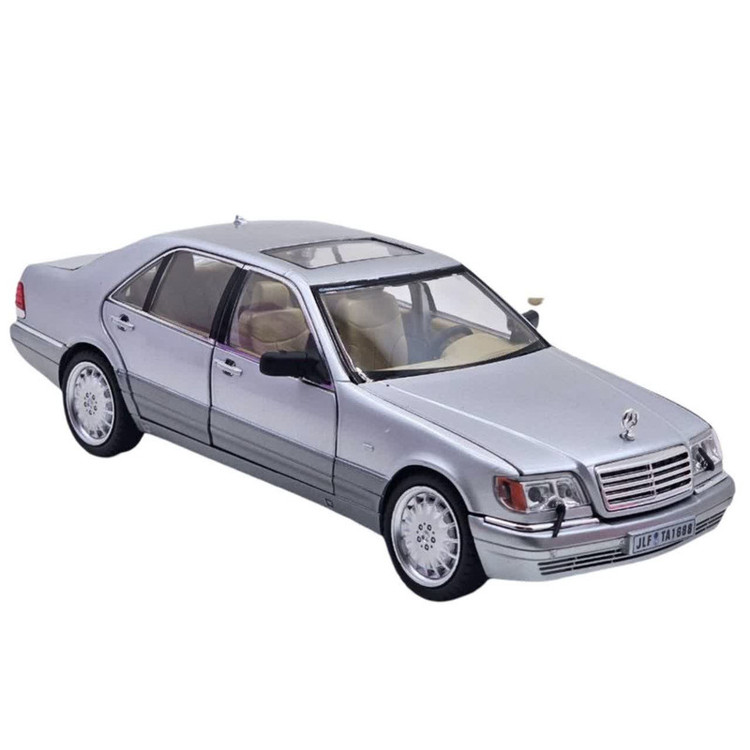 ماکت ماشین ناب سل مدل بنز سوپر سالن فلزی چراغدار موزیکال کد Mercedes-Benz s320 metal lighted musical metal car