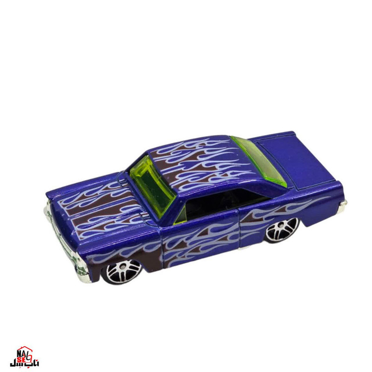 ماشین بازی ناب سل مدل کامیون بازی یدک کش فلزی عقب کش مجموعه دو عددی TRUCK TRANSPORT NAAB004