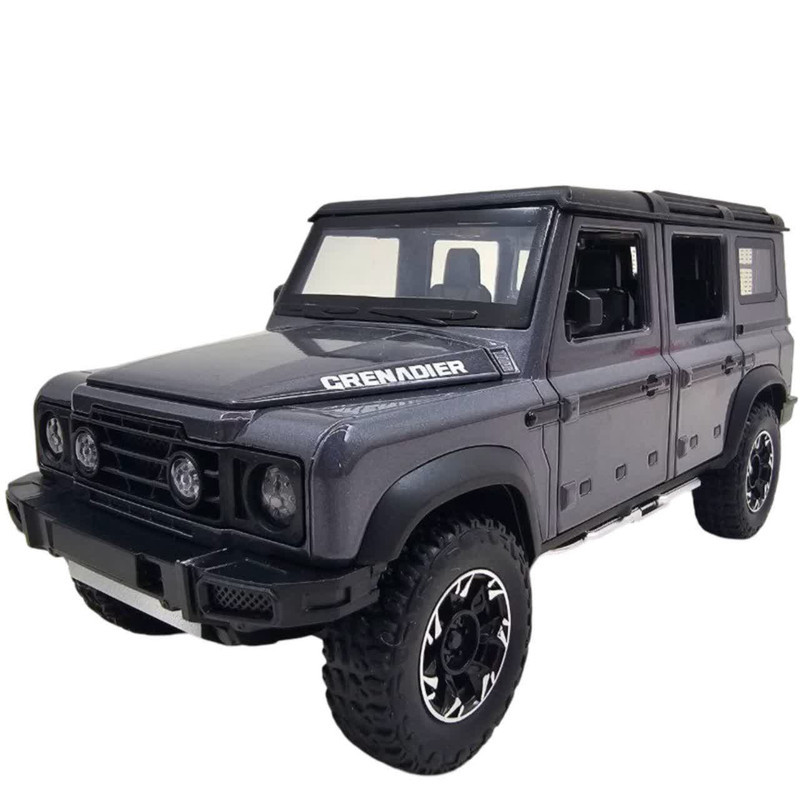 ماکت ماشین ناب سل مدل لندروور پاژن آفرود دودزا فلزی موزیکال چراغدار عقب کش کد Land Rover Offroad Pageant Smoked Metal Musical Lighted
