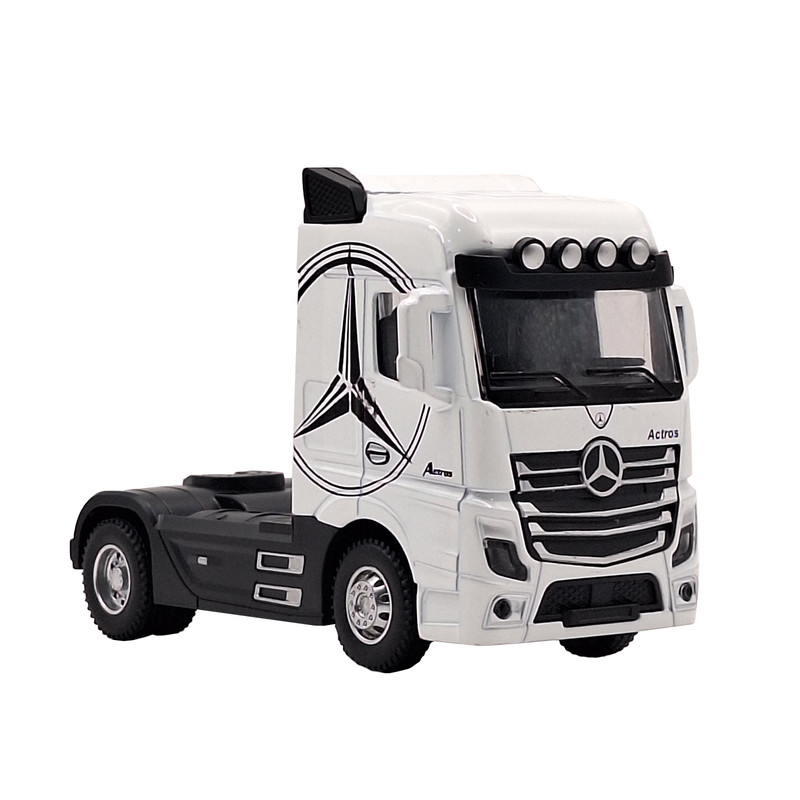 ماشین بازی ناب سل مدل تریلی بنز طرح Actros موزیکال عقب کش