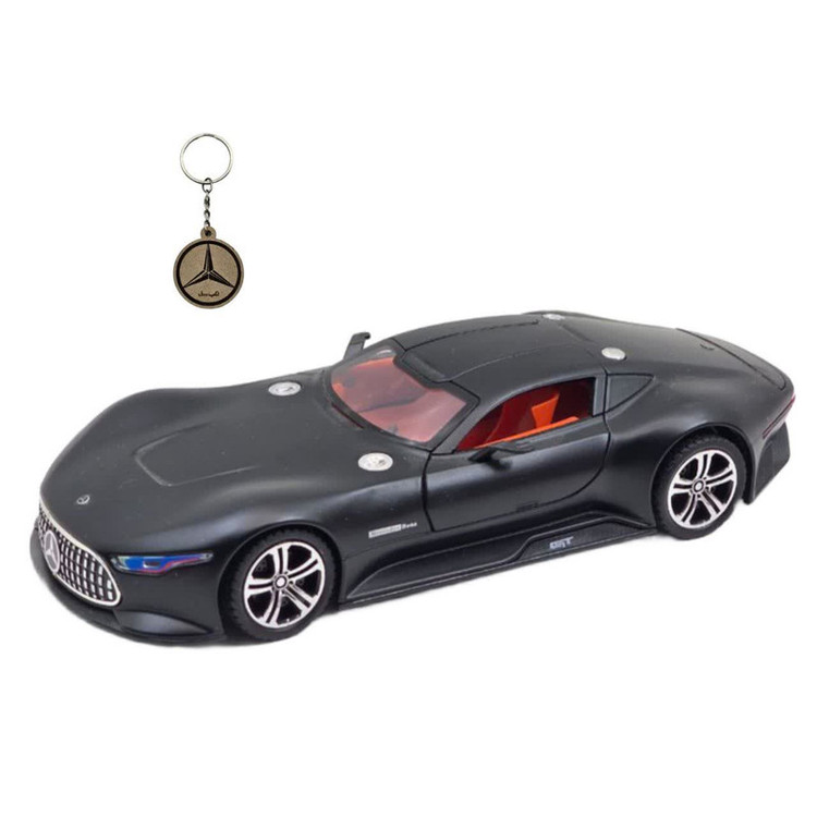 ماکت ماشین ناب سل مدل مرسدس بنز ای ام جی ویژن جی تی فلزی چراغدار درب خفاشی کد Mercedes Benz AMG Vision GT