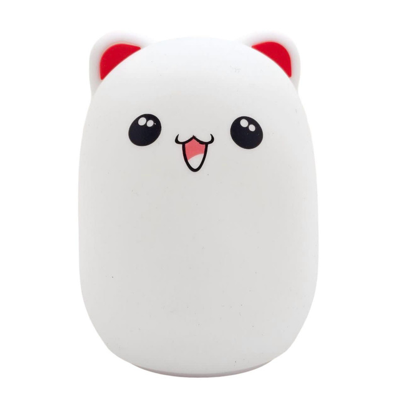 چراغ خواب کودک ناب سل مدل خرس کوچولو شارژی سیلیکونی BUD BEAR SILICONE LAMP