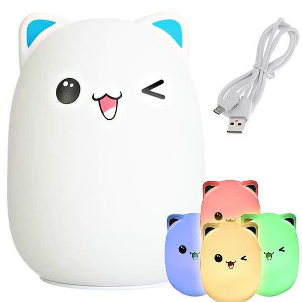 چراغ خواب کودک ناب سل مدل خرس کوچولو شارژی سیلیکونی BUD BEAR SILICONE LAMP