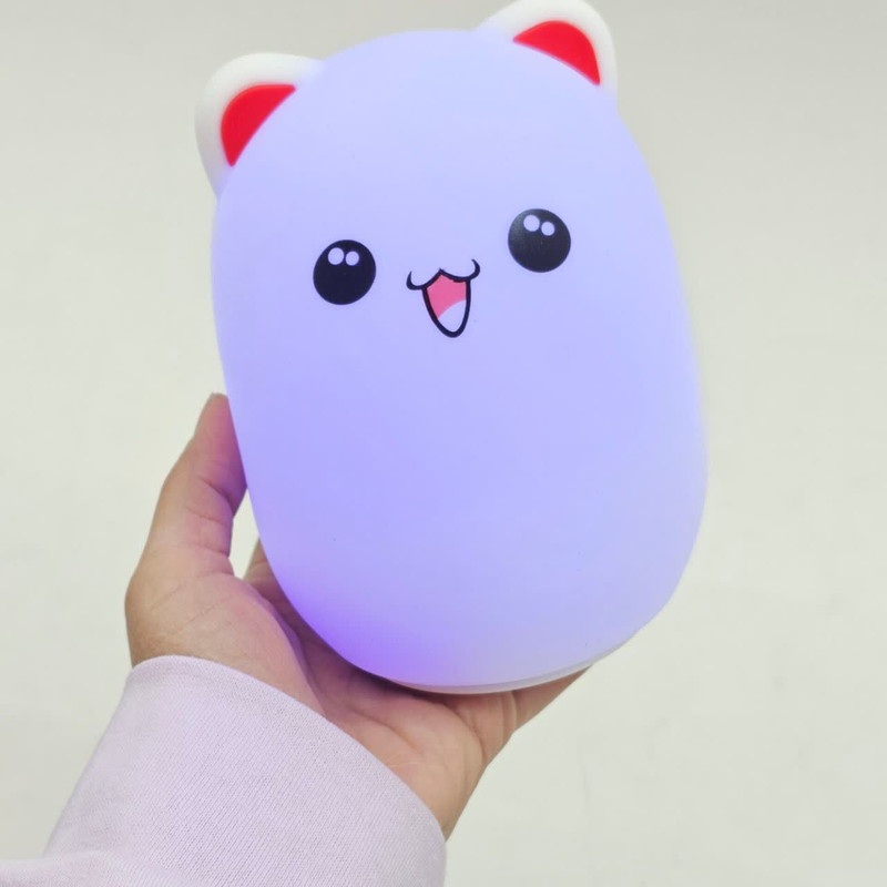 چراغ خواب کودک ناب سل مدل خرس کوچولو شارژی سیلیکونی BUD BEAR SILICONE LAMP