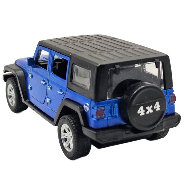 ماکت ماشین بازی ناب سل مدل جیپ رانگلر صحرا فلزی اسپرت آفرود عقب کش کد JEEP WRANGLER SAHARA