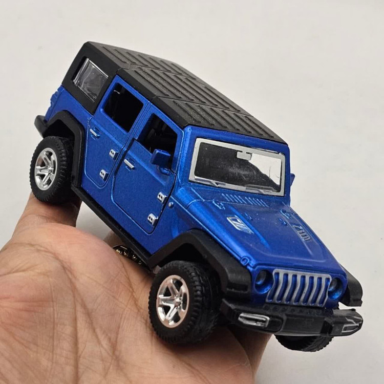 ماکت ماشین بازی ناب سل مدل جیپ رانگلر صحرا فلزی اسپرت آفرود عقب کش کد JEEP WRANGLER SAHARA