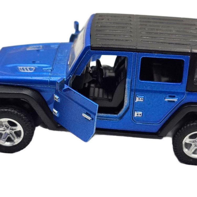 ماکت ماشین بازی ناب سل مدل جیپ رانگلر صحرا فلزی اسپرت آفرود عقب کش کد JEEP WRANGLER SAHARA