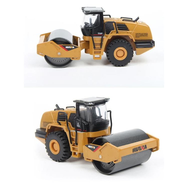 ماکت ماشین ناب سل مدل غلطک فلزی راهسازی هوینا کد HUINA 1715 ROAD CONSTRACTION METAL ROAD ROLLER SCALE 1:50